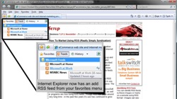 rss feeds for ecommerce marketing in internet explorer 7